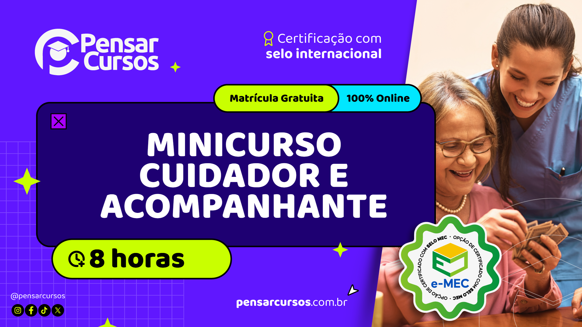 Minicurso Cuidador e Acompanhante