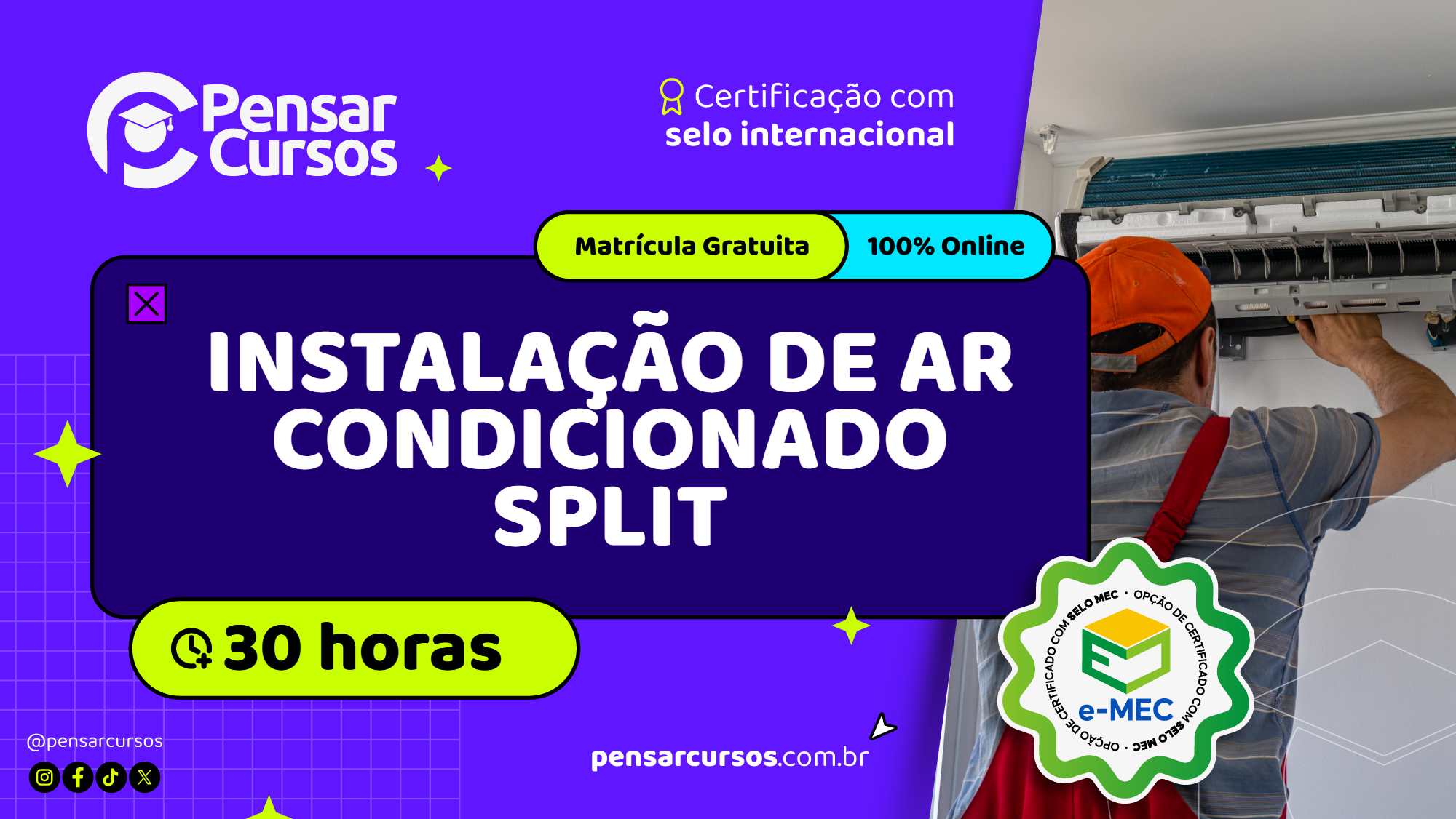 Instalação de Ar Condicionado Split