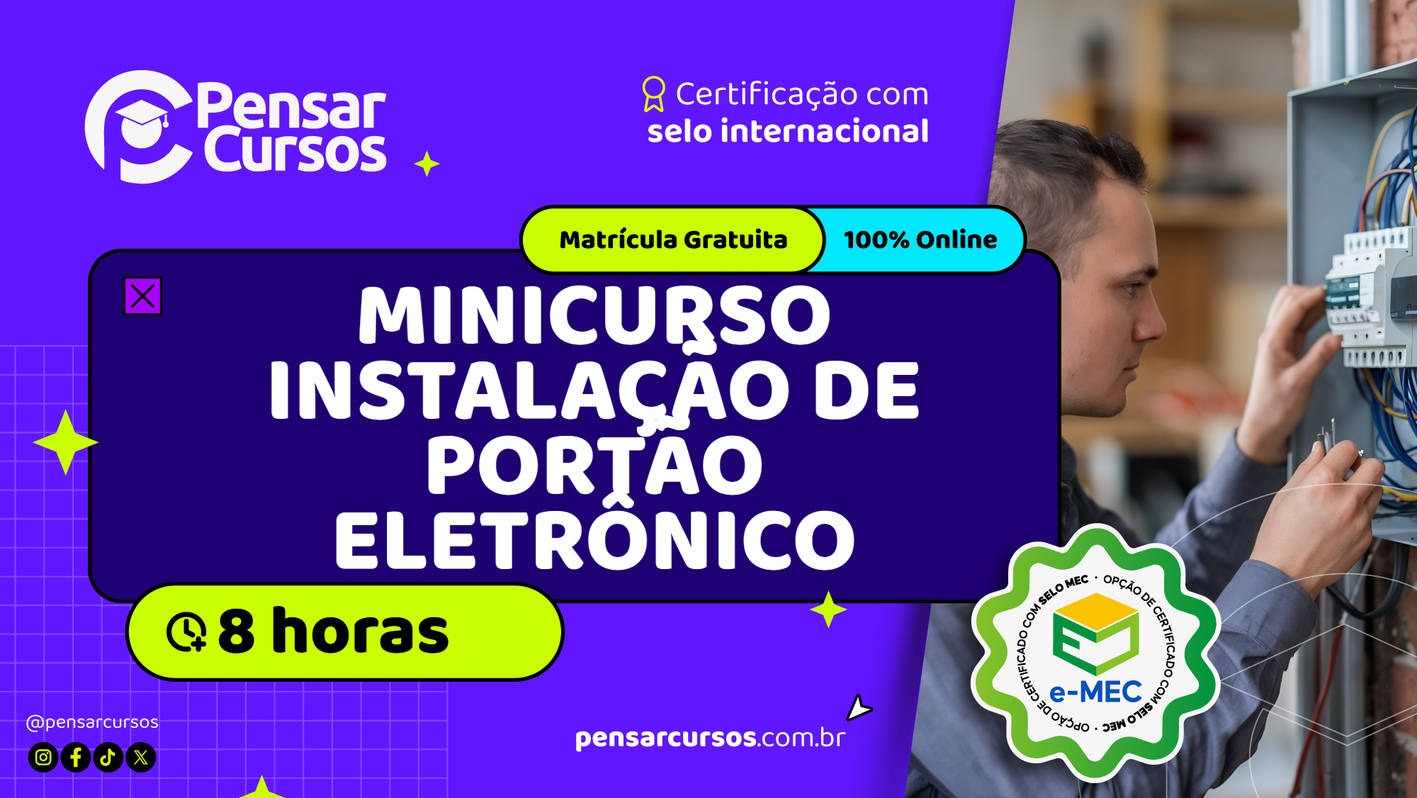 Minicurso Instalação de Portão Eletrônico