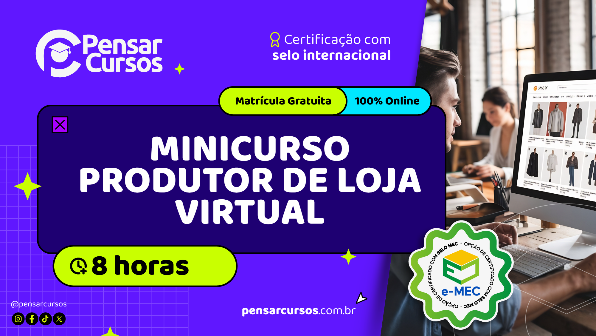 Minicurso Produtor de Loja Virtual