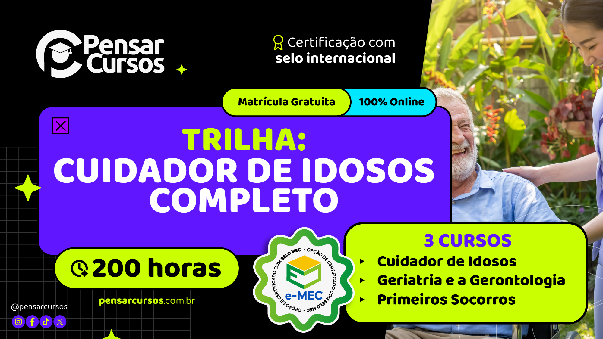 Trilha Cuidador de Idosos Completo